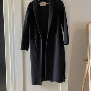 Long wool jacket